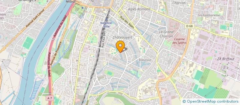 localisation de l'entreprise SOCIETE CIVILE CHVC à VALENCE