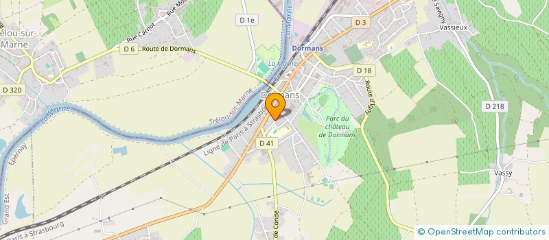 localisation de l'entreprise SOCIETE CIVILE CISKA  DORMANS