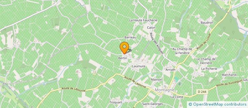 localisation de l'entreprise SOCIETE CIVILE CLADAM  MONTAGNE