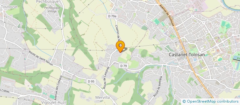 localisation de l'entreprise SOCIETE CIVILE CLAIRE PAR ABREVIATION SCI CLAIRE  AUZEVILLE-TOLOSANE