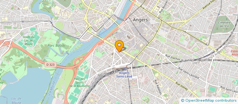 localisation de l'entreprise SOCIETE CIVILE CLAVIDAJE à ANGERS