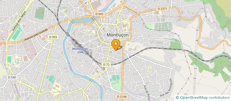 localisation de l'entreprise SOCIETE CIVILE CLEGENIE à MONTLUCON