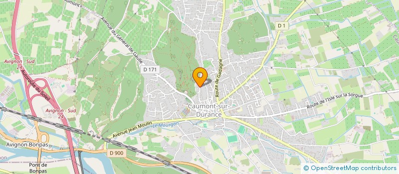 localisation de l'entreprise SOCIETE CIVILE CLELIS  CAUMONT-SUR-DURANCE