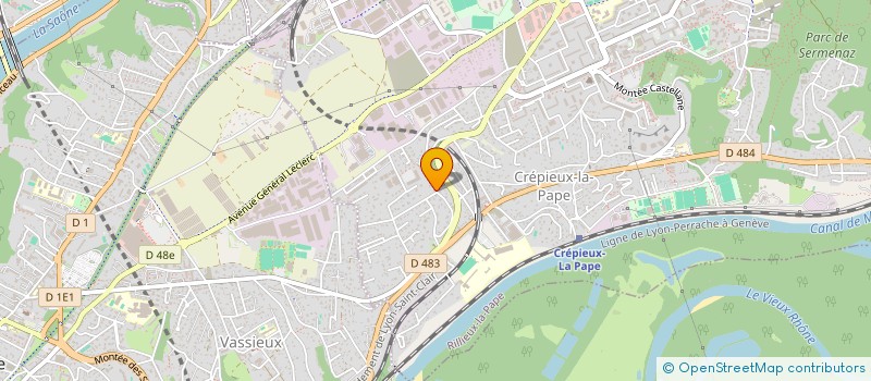 localisation de l'entreprise SOCIETE CIVILE COALAE  TASSIN-LA-DEMI-LUNE