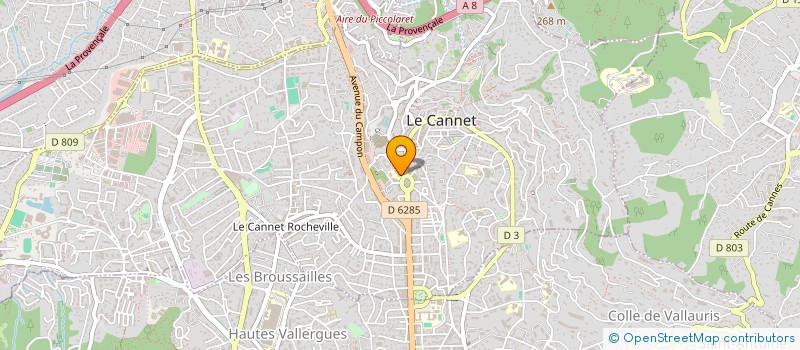 localisation de l'entreprise SOCIETE CIVILE COCO à LE CANNET