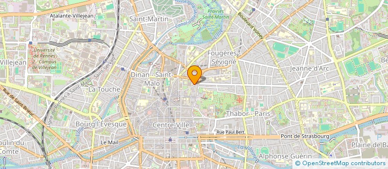 localisation de l'entreprise SOCIETE CIVILE COFIMA  RENNES