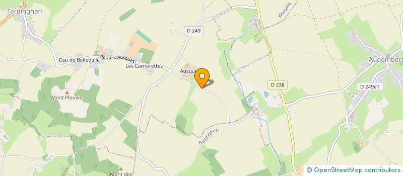 localisation de l'entreprise SOCIETE  CIVILE COGNACQ BRUNEL  TARDINGHEN