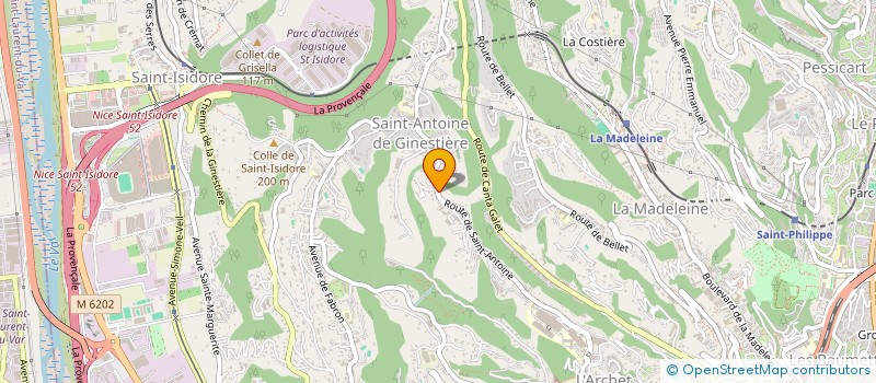 localisation de l'entreprise SOCIETE CIVILE COHIBA 1 à NICE