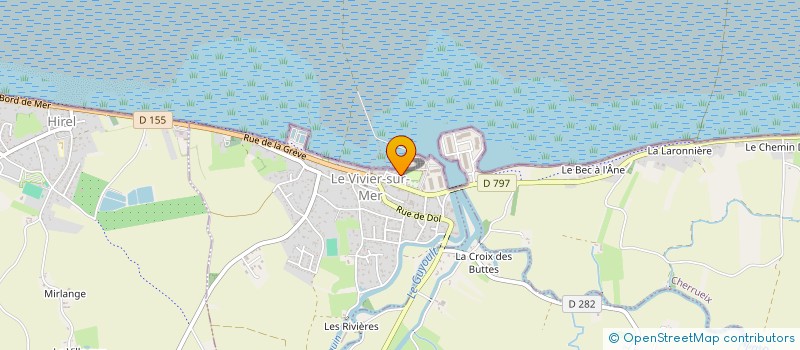 localisation de l'entreprise SOCIETE CIVILE CONCHYLICOLE NAULET à LE VIVIER-SUR-MER