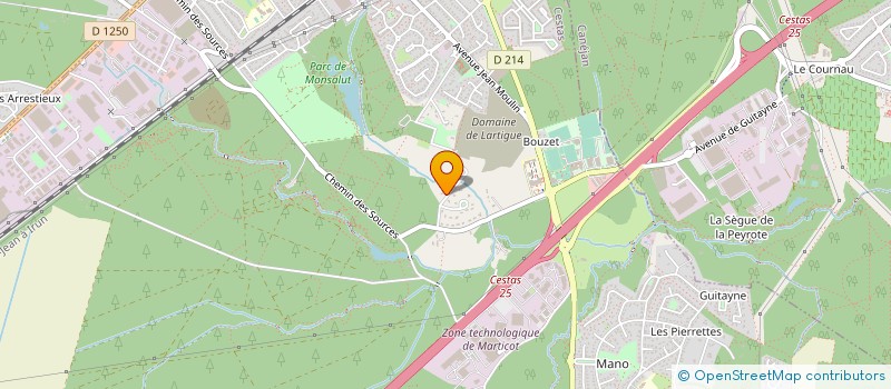 localisation de l'entreprise SOCIETE CIVILE CONSORTS LASSERRE FOURTON à CESTAS