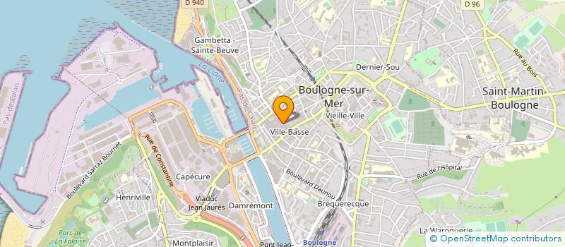 localisation de l'entreprise SOCIETE CIVILE CONSTRUCTION VENTE B.B. à BOULOGNE-SUR-MER