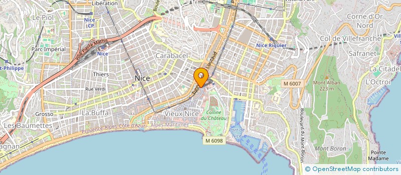 localisation de l'entreprise SOCIETE CIVILE COOKY CHARARA  NICE