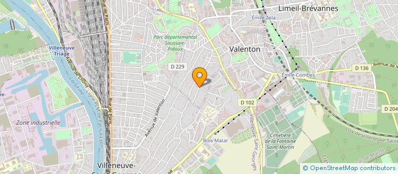 localisation de l'entreprise SOCIETE CIVILE COOPERATIVE LES LILAS  VALENTON