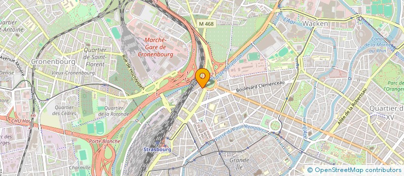 localisation de l'entreprise SOCIETE CIVILE CORNOE  STRASBOURG