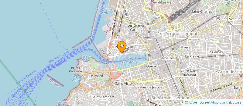 localisation de l'entreprise SOCIETE CIVILE CORSAIR à MARSEILLE
