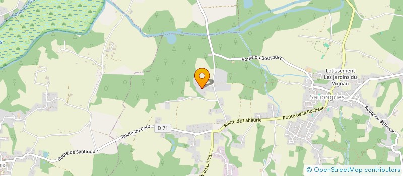 localisation de l'entreprise SOCIETE CIVILE COUT  SAINT-GEOURS-DE-MAREMNE