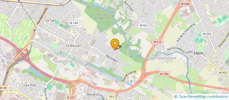 localisation de l'entreprise SOCIETE CIVILE CUNAUDVERT  VILLENEUVE-D'ASCQ