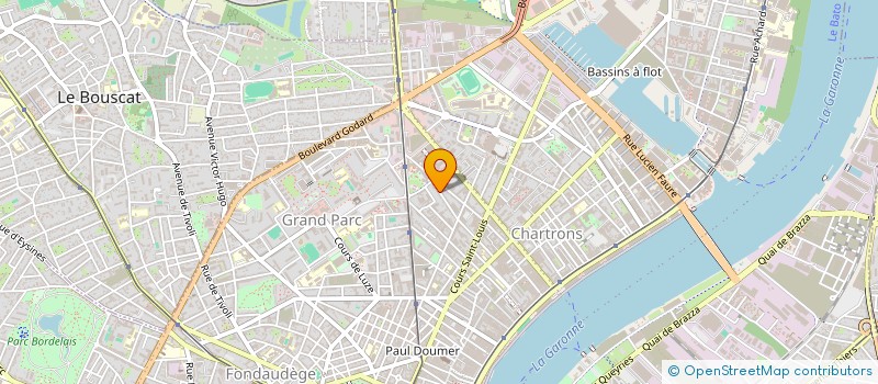 localisation de l'entreprise SOCIETE CIVILE CYC  BORDEAUX