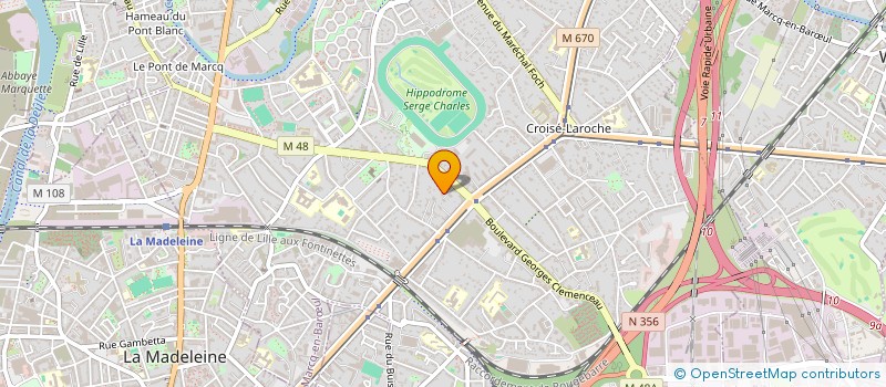 localisation de l'entreprise SOCIETE CIVILE CYRIL MOTTE à MARCQ-EN-BARŒUL