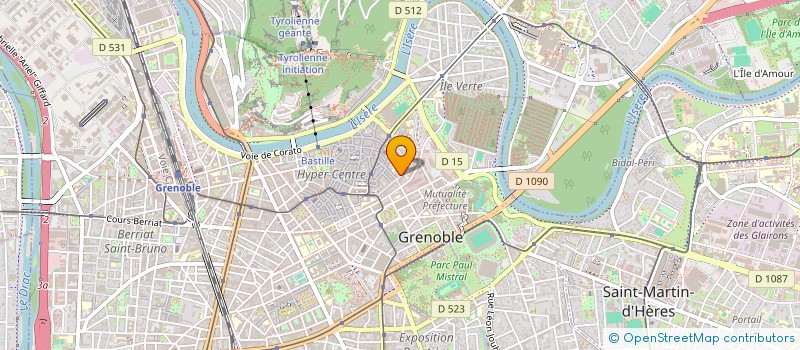 localisation de l'entreprise SOCIETE CIVILE D ALBERY  GRENOBLE