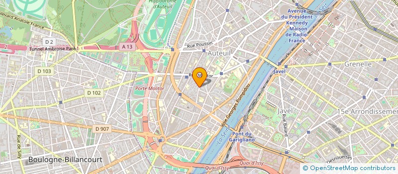 localisation de l'entreprise SOCIETE CIVILE D'ATTRIBUTION BOILEAU DEUX CIELS à PARIS