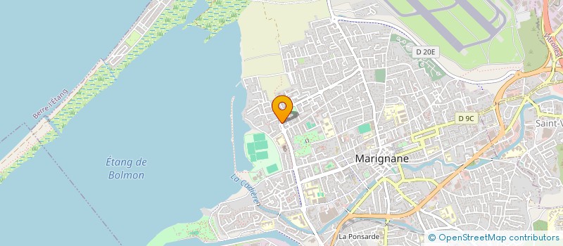 localisation de l'entreprise SOCIETE CIVILE D'ATTRIBUTION CPLC  MARIGNANE