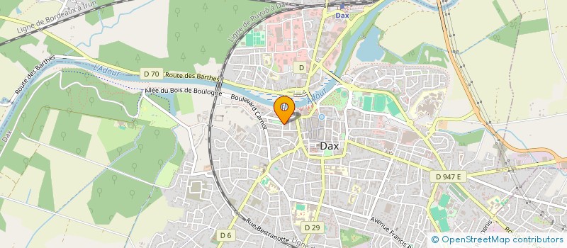 localisation de l'entreprise SOCIETE CIVILE D'ATTRIBUTION TOKI EDER à DAX