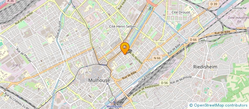 localisation de l'entreprise SOCIETE CIVILE D'AVOCATS WAHL KOIS BURKARD ET AUTRES  MULHOUSE