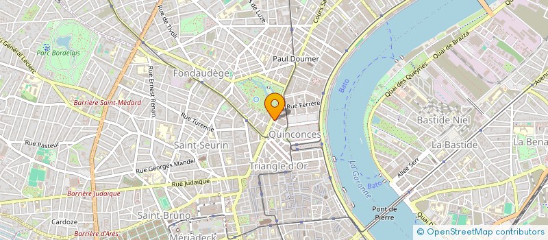 localisation de l'entreprise SOCIETE CIVILE D.B.D  BORDEAUX