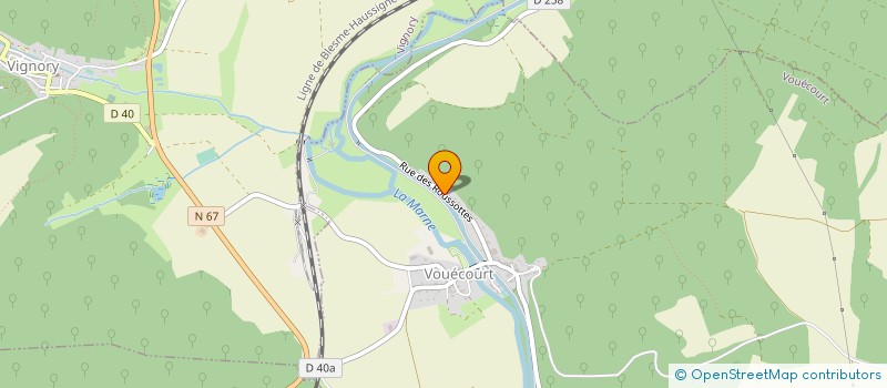 localisation de l'entreprise SOCIETE CIVILE D' EXPLOIATION AGRICOLE CAROLUS à VOUECOURT