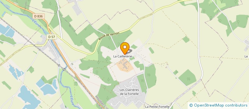 localisation de l'entreprise SOCIETE CIVILE D'EXPLOITATION AGRICOLE ANDRE ET JACQUES PERAULT ELEVAGE DE LA CAILLETERIE à HOULBEC-COCHEREL