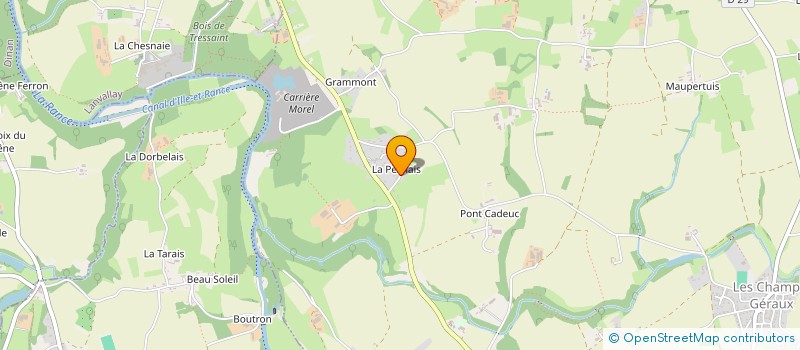 localisation de l'entreprise SOCIETE CIVILE D'EXPLOITATION AGRICOLE BASSE HERBETAIS à SAINT-JUVAT