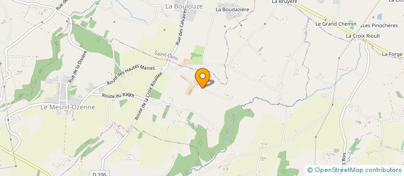 localisation de l'entreprise SOCIETE CIVILE D'EXPLOITATION AGRICOLE BEAUREPAIRE  LE MESNIL-OZENNE