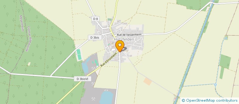 localisation de l'entreprise SOCIETE CIVILE D'EXPLOITATION AGRICOLE BECK VINCENT  HIRTZFELDEN