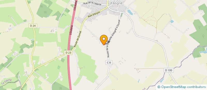 localisation de l'entreprise SOCIETE CIVILE D'EXPLOITATION AGRICOLE BIOVAL à JUIGNE SUR SARTHE