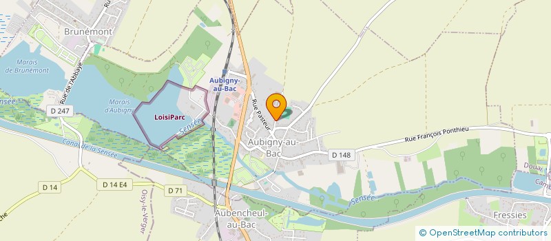 localisation de l'entreprise SOCIETE CIVILE D'EXPLOITATION AGRICOLE BOUILLET à AUBIGNY-AU-BAC