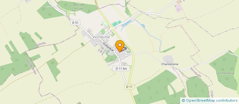 localisation de l'entreprise SOCIETE CIVILE D'EXPLOITATION AGRICOLE CHANTEREINE  VERNEVILLE