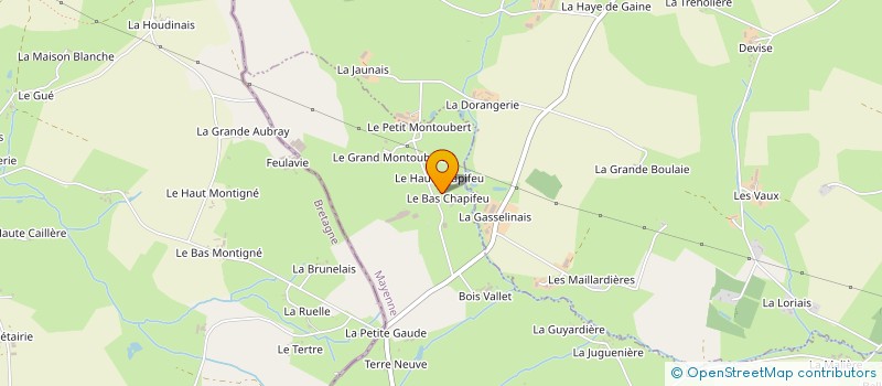 localisation de l'entreprise SOCIETE CIVILE D EXPLOITATION AGRICOLE CHAPIFEU à LA PELLERINE