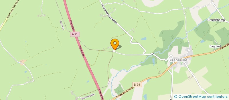 localisation de l'entreprise SOCIETE CIVILE D'EXPLOITATION AGRICOLE CHARDONNET  BIZENEUILLE