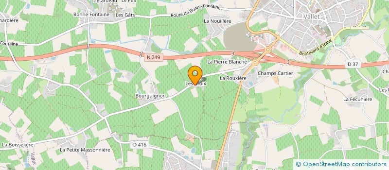 localisation de l'entreprise SOCIETE CIVILE D'EXPLOITATION AGRICOLE CHATEAU LES CROIX PICHON à VALLET