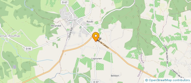 localisation de l'entreprise SOCIETE CIVILE D'EXPLOITATION AGRICOLE CHATEAU VINCENS  LUZECH