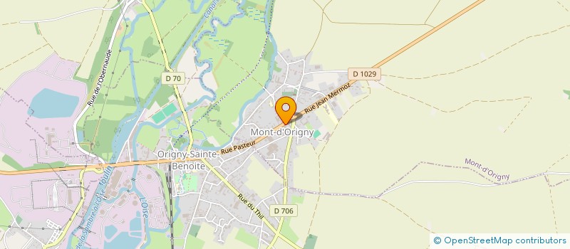 localisation de l'entreprise SOCIETE CIVILE D'EXPLOITATION AGRICOLE CHOAIN  MONT-D'ORIGNY