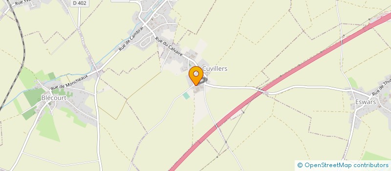 localisation de l'entreprise SOCIETE CIVILE D'EXPLOITATION AGRICOLE CLOS DE LA TOUR  CUVILLERS