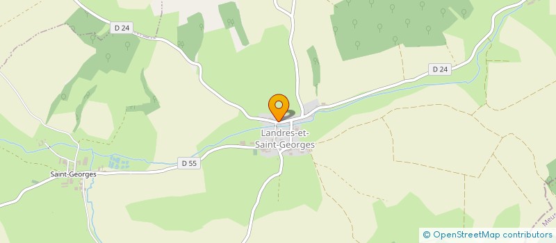 localisation de l'entreprise SOCIETE CIVILE D'EXPLOITATION AGRICOLE  COGNIARD ANNE ET ANNICK  LANDRES-ET-SAINT-GEORGES