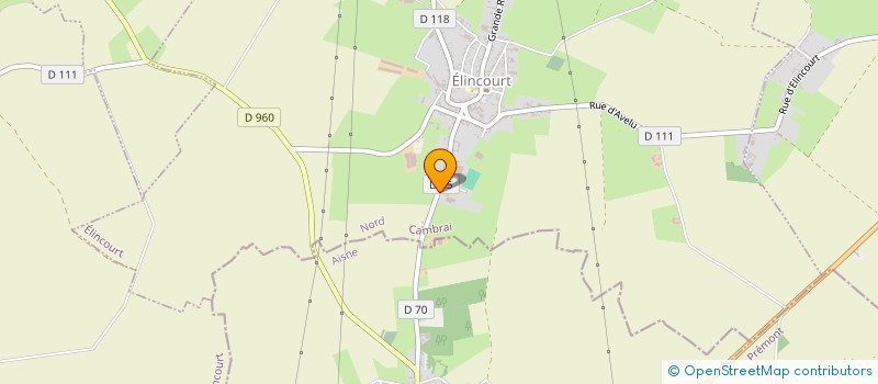 localisation de l'entreprise SOCIETE CIVILE D'EXPLOITATION AGRICOLE COUPEZ  ELINCOURT