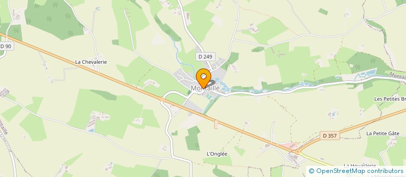 localisation de l'entreprise SOCIETE CIVILE D EXPLOITATION AGRICOLE DE BEL AIR  MONTAILLE