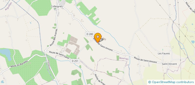 localisation de l'entreprise SOCIETE CIVILE D'EXPLOITATION AGRICOLE DE BESSE à BOURRAN