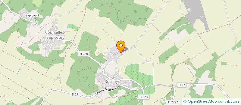 localisation de l'entreprise SOCIETE CIVILE D EXPLOITATION AGRICOLE DE BONNEVALLE à ROSNAY