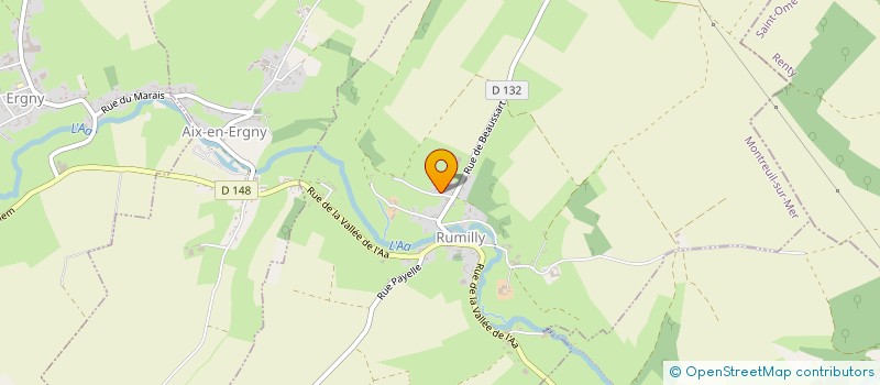 localisation de l'entreprise SOCIETE CIVILE D'EXPLOITATION AGRICOLE DE COMBREMONT  ERGNY