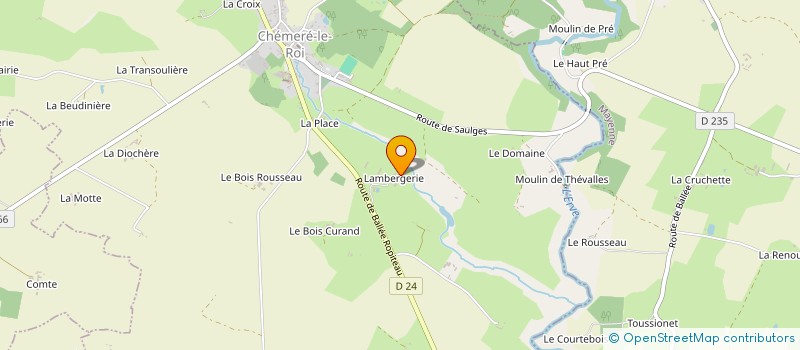localisation de l'entreprise SOCIETE CIVILE D EXPLOITATION AGRICOLE DE L AMBERGERIE à CHEMERE-LE-ROI